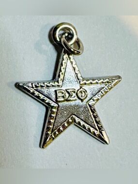 Vintage Beta Sigma Phi Charm ΒΣΦ Centralia 1964 Star Pendant Sorority Jewelry